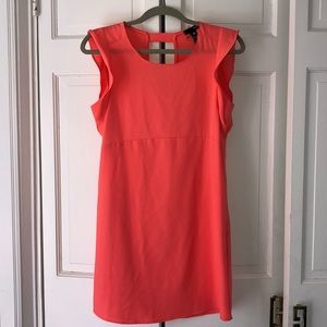 Aqua Coral Cap Sleeve Dress Size XS